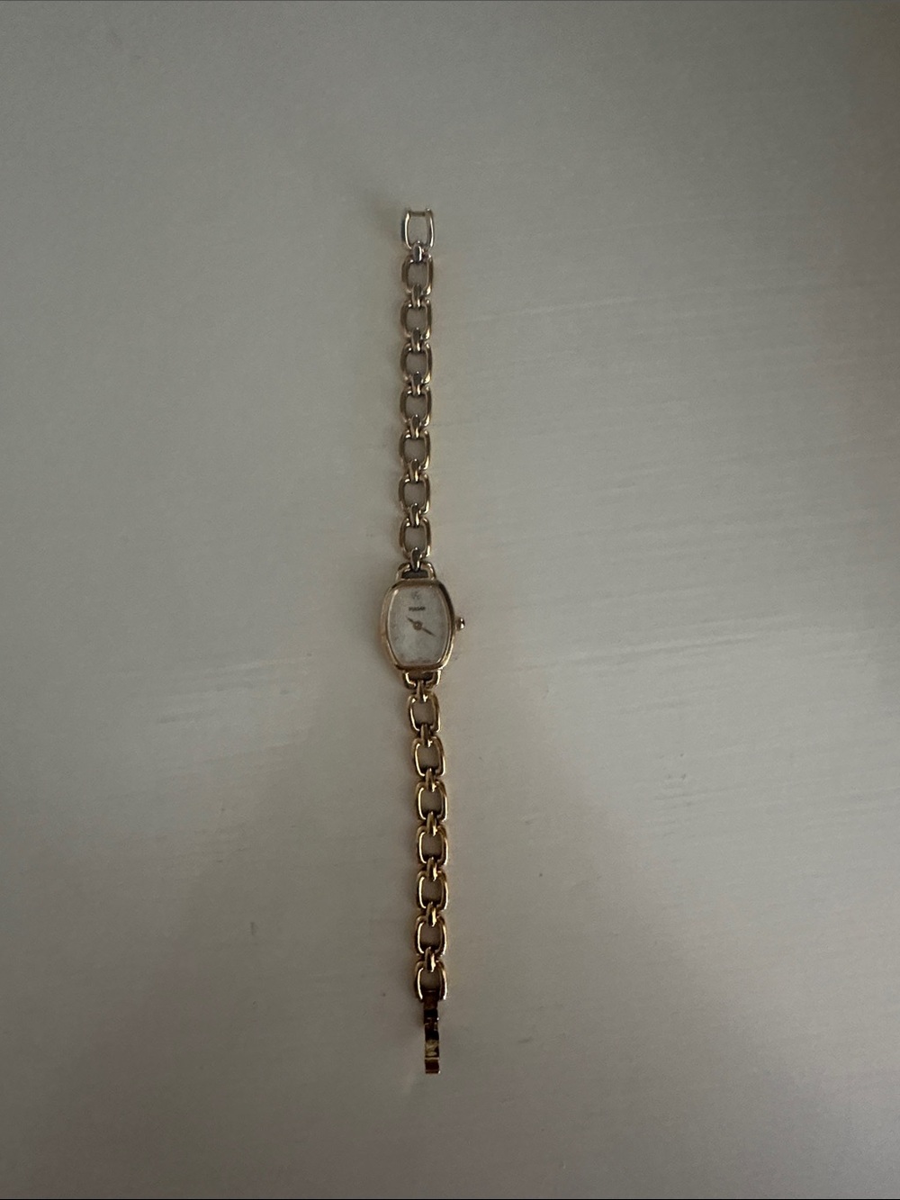 Gold Tone Women's Chain-Link Dress Watch